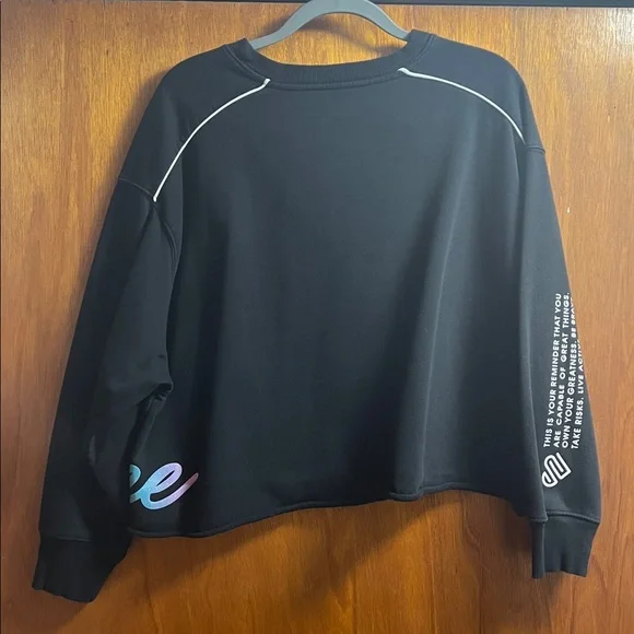 BOGO FREE - Justice Black Sweatshirt - XL - Picture 4 of 4